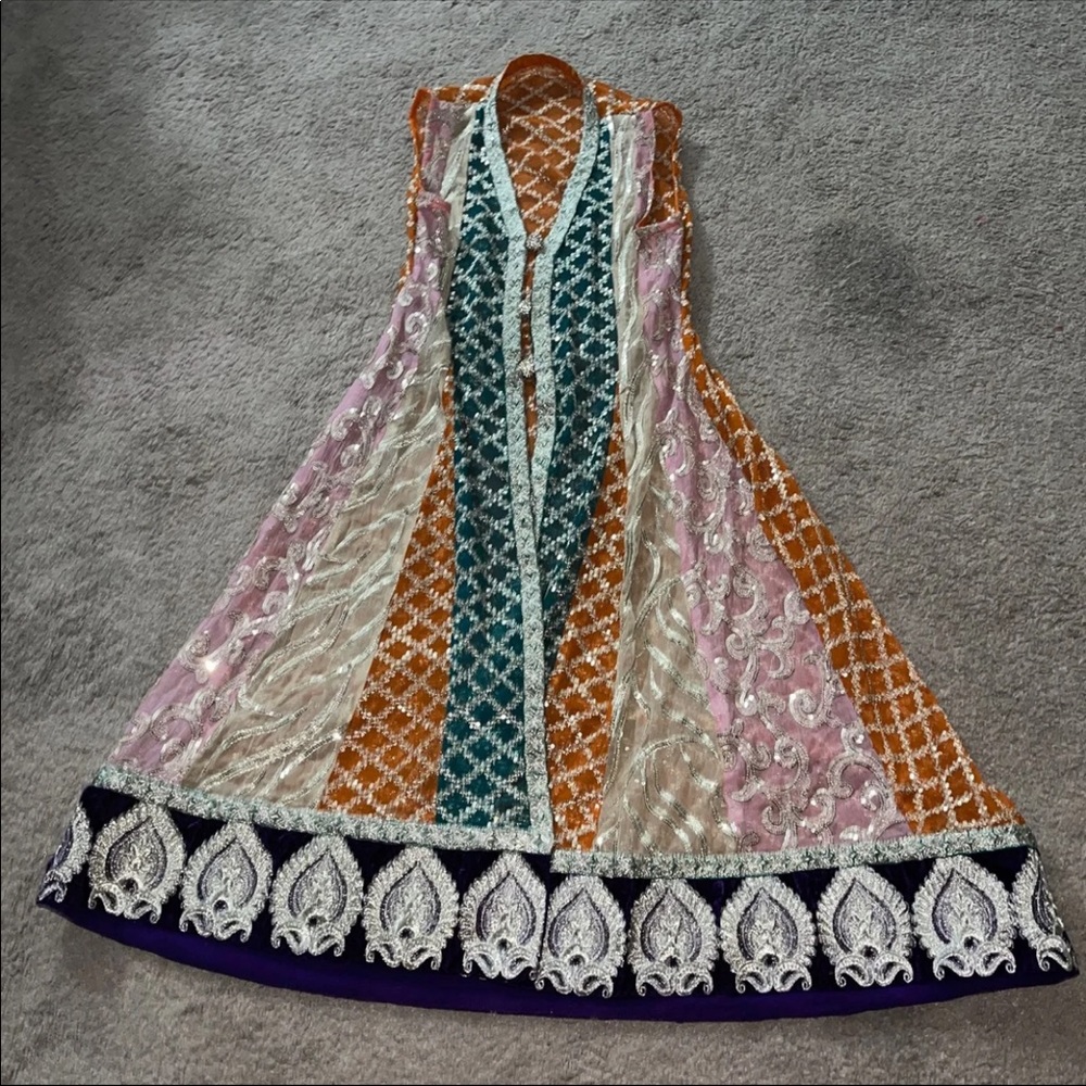 Pakistani maxi dress for girls